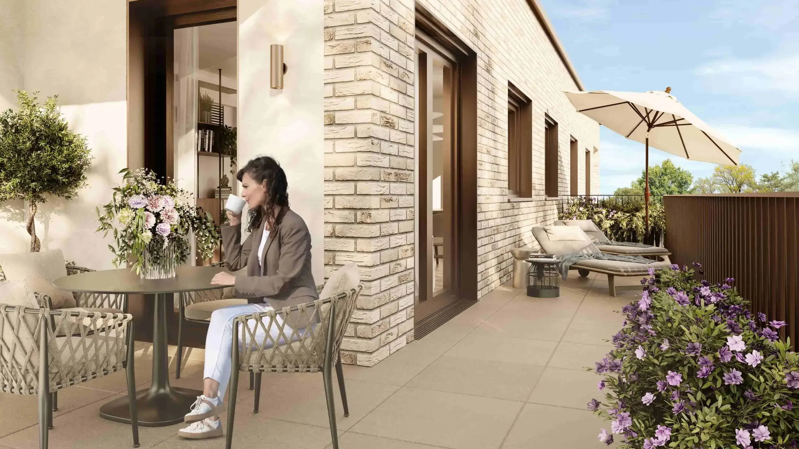 Visualisierung Dachterrasse